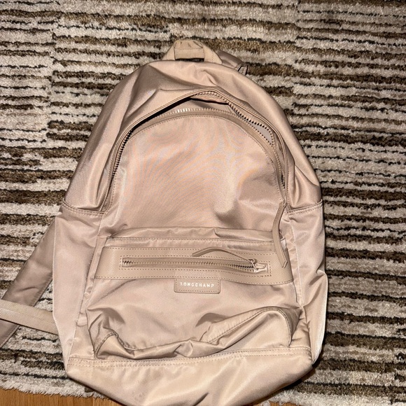 Longchamp Handbags - Longchamp Beige Backpack